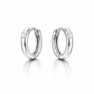 White Gold Earring